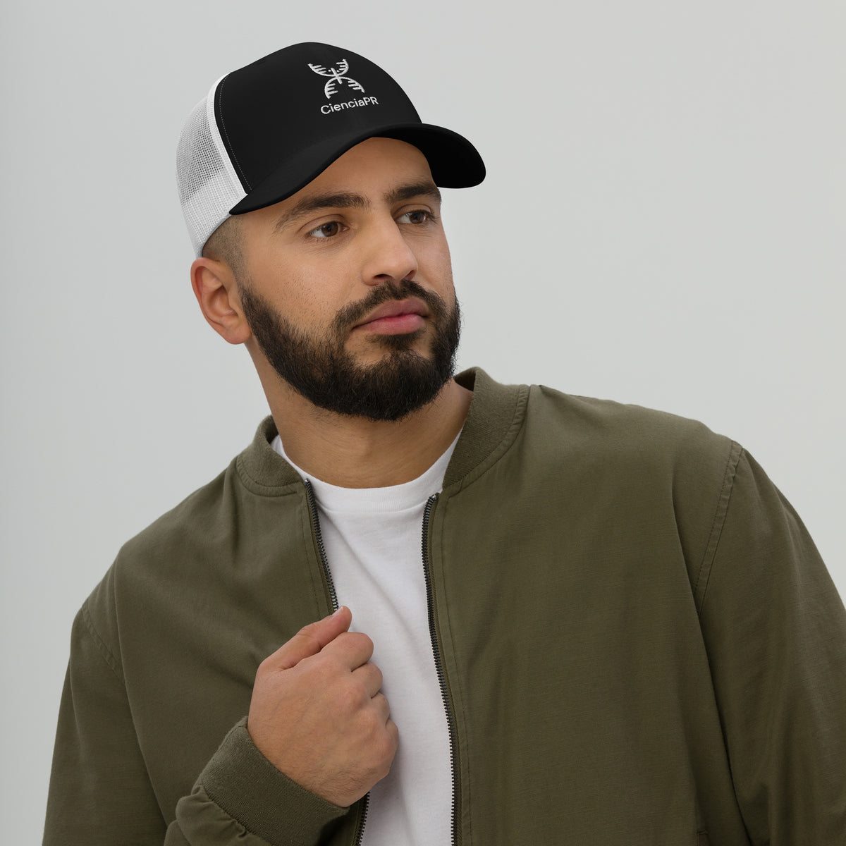 CienciaPR logo trucker cap