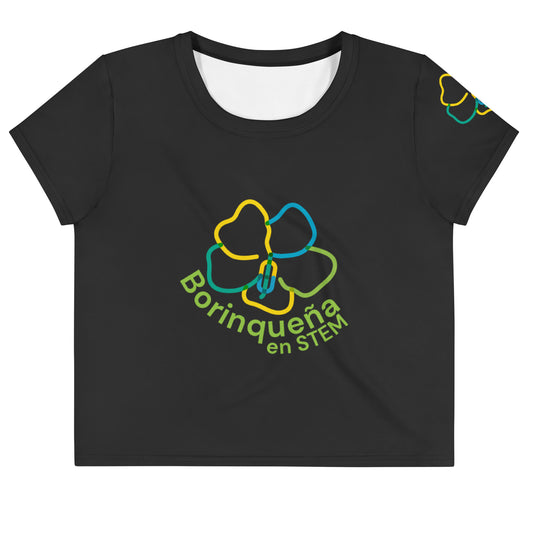 Borinqueña STEM Crop Tee