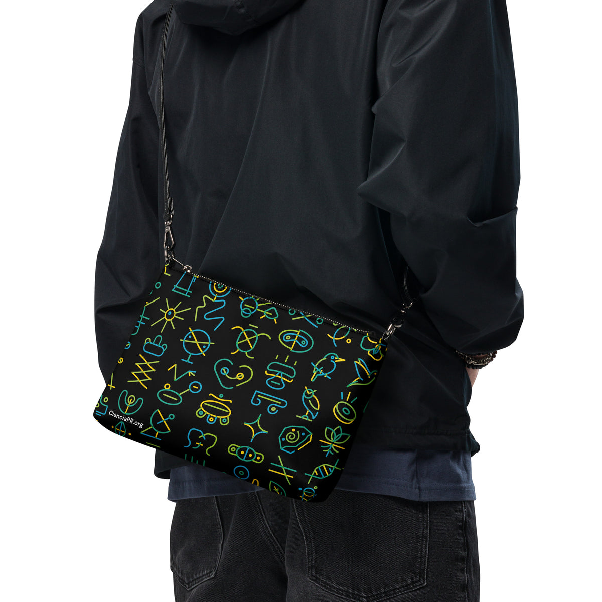 CienciaPR Petroglyphs Crossbody bag