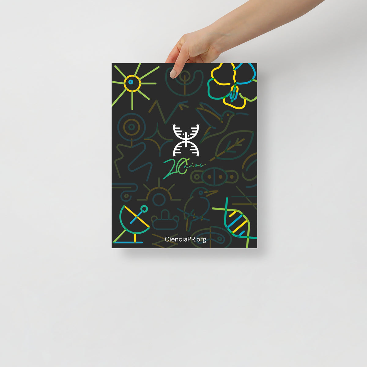 20 Yrs of Ciencia Boricua Poster 11 x 14 in