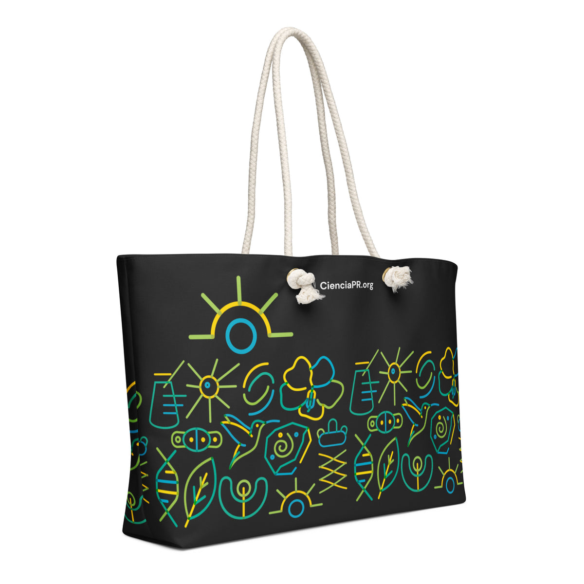 CienciaPR Oversized weekender bag